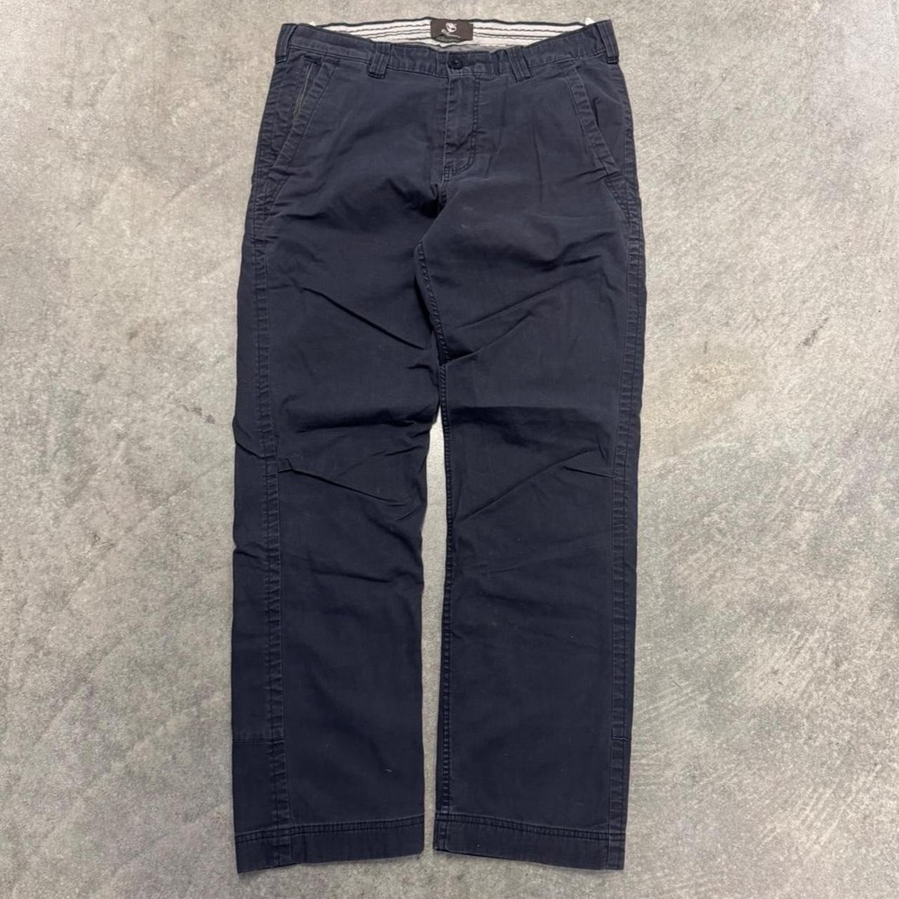 Mens Timberland Earthkeepers Lynwood Pants Cotton Navy Blue Gorpcore 36x32